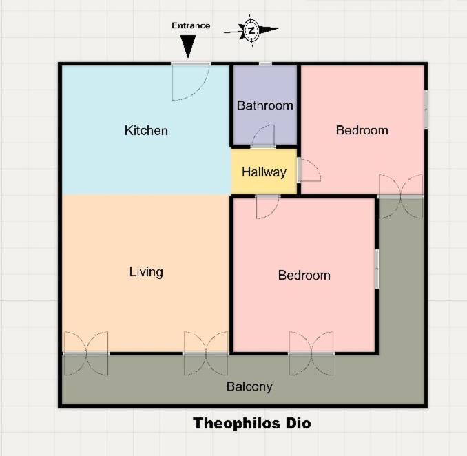 Theophilos Dio Agios Stefanos  Экстерьер фото